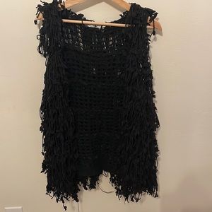 Black vest from Italy boutique